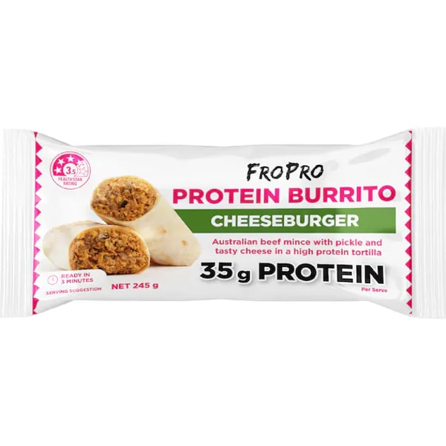 FroPro Protein Burrito Cheeseburger – 5.7/10 | ProteinScore